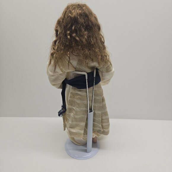 Ashton Drake Titus Tomescu Footprints in the Sand Jesus Christ Porcelain Doll - Picture 6 of 6